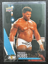 Powerhouse Hobbs #56 AEW 2021 Upper Deck Wrestling Trading Card.