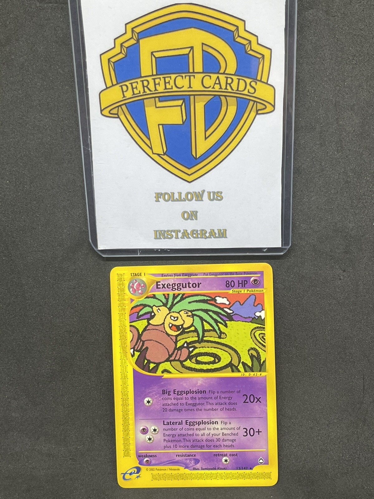 POKÉMON AQUAPOLIS EXEGGUTOR RARA NONHOLO 13/147 NM ENG