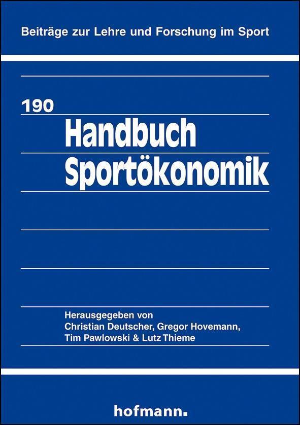 Thumbnail - Handbuch Sportökonomik Christian Deutscher