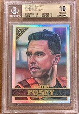 2020 Topps Gallery #124 Buster Posey RAINBOW FOIL BGS 10 PRISTINE