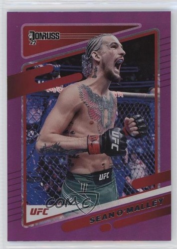 Sean O'Malley [Purple Flood] #48 2022 Panini Donruss UFC card