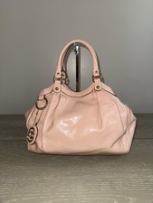 Gucci handbag Guccissima pink leather