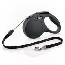 Flexi Classic Retractable Dog Leash 26 FT Cord Size Mto 44lbs Black