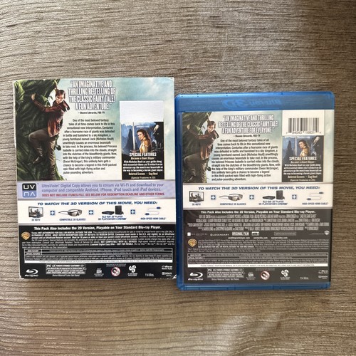 Jack The Giant Slayer 3D (Blu-ray 3D/2D/DVD, 2013) w/ lenticular slipcover - Picture 2 of 5
