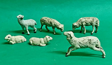 Alt 6 Schafe / Massetiere / Masse Schaf / Erzgebirge / Ostern