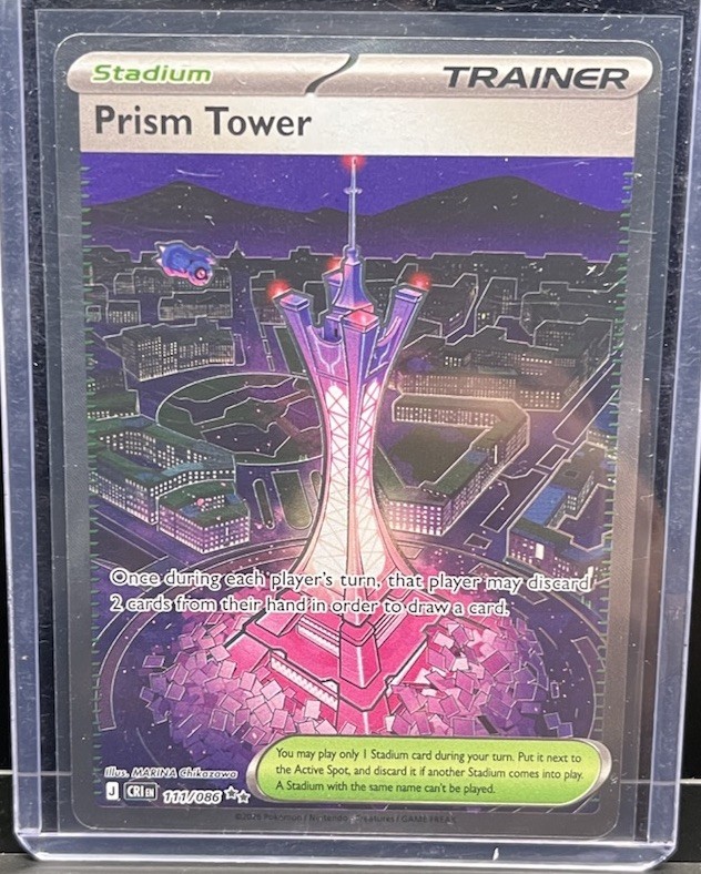 Pokemon PRISM TOWER 111/086 - Chaos Rising Ultra Rare