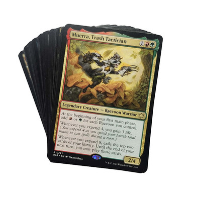 MTG Commander Muerra Trash Tactician Custom 100 Card Raccoon EDH Deck with Rares