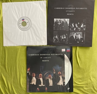 THREE TENORS - CARRERAS DOMINGO PAVAROTTI In Concert Laserdisc LD [071 223-1] 