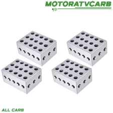 ALL-CARB 2 Matched Pair 2-3-4 234 Blocks 23 Holes Ultra Precision 0.0002"