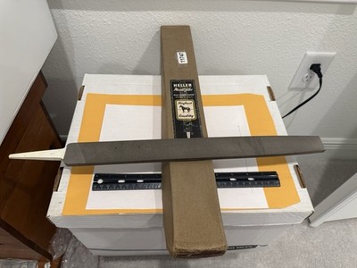 New Heller 16  Flat Smooth File, 2nd Cut