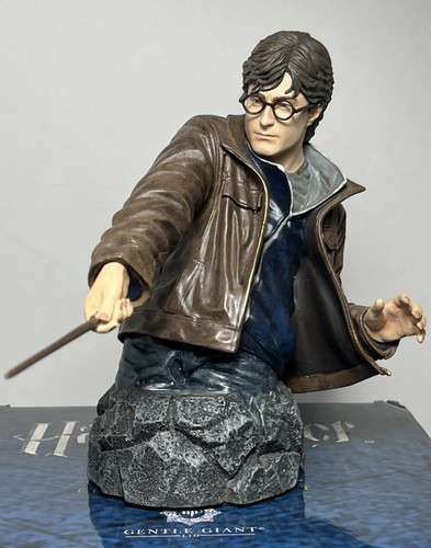 Busto coleccionable de Harry Potter Gentle Giant 2012 10 aniversario raro nuevo en caja - Imagen 2 de 10