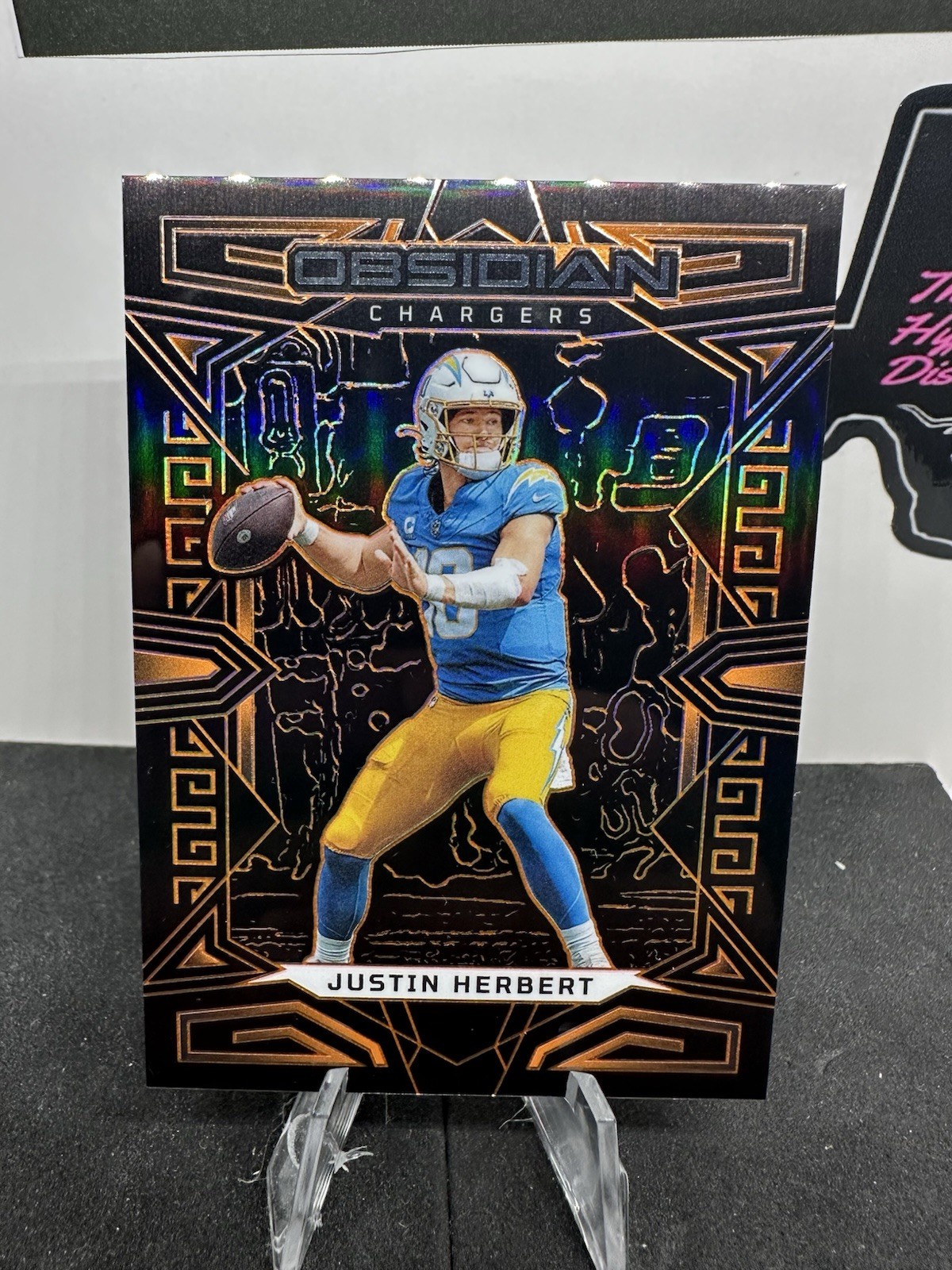 2023 Panini Obsidian - JUSTIN HERBERT - orange electric Etch /49 #55 Chargers⚡️