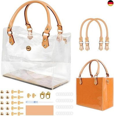 Transparente Handtasche, Klar PVC DIY Tote Tasche Making Kit, Durchsichtige