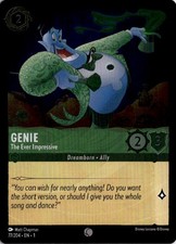 Genie - The Ever Impressive 77/204 Common The First Chapter Lorcana Cold Foil NM