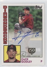 2019 Topps 1984 Baseball 150th Anniversary 80/150 Zack Godley #84A-ZG Auto 0y6s