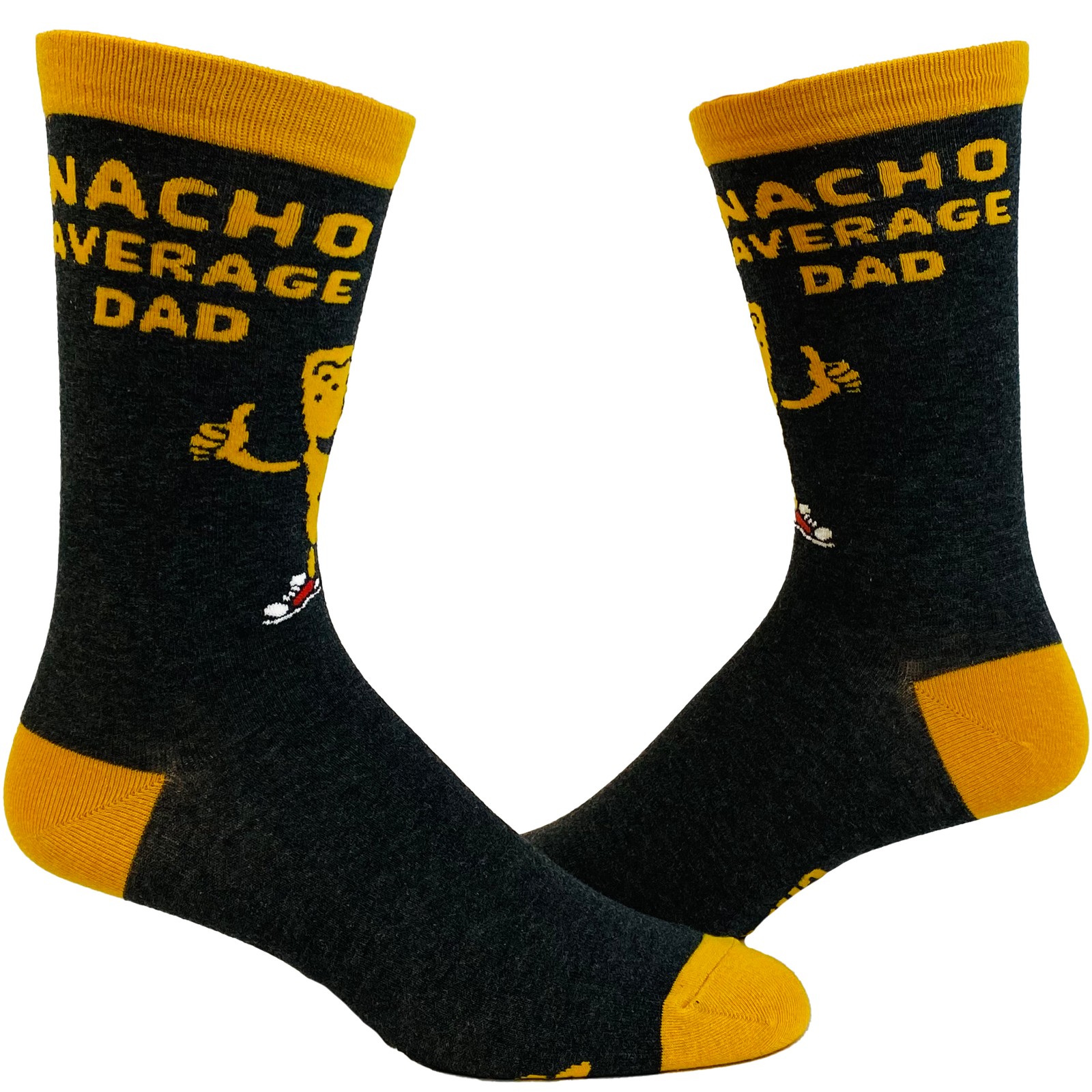 Calcetines Para Hombre Nacho Promedio Papá Divertidos Cinco de Mayo Sombrero Novedad Calzado