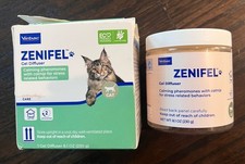 Zenifel Gel Diffuser For Cats, Calming Pheromones and Catnip Extract , 8.1 oz