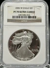 2006-W 1oz American Silver Eagle PF 70 Ultra Cameo NGC *STL