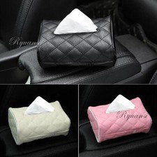Auto Car SUV Sun Visor Interior Tissue Box Paper Towel Case Napkin Clip Holder