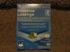 Rite Aid 2mg Coated Ice Mint Nicotine Lozenge 80ct Exp Date DEC/2025