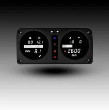 1980-1995 Suzuki Samurai WHITE LED Digital Gauge Panel Fits SJ410 / SJ413 DP1300