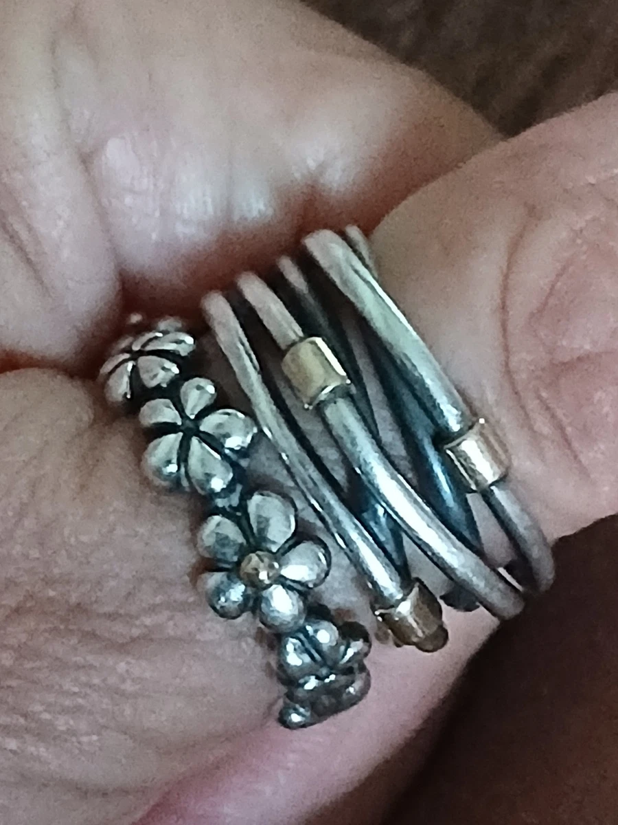 Pandora 14ct Silber Konvolut Retired Schnäppchen