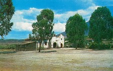 Postal México La Estancia Capulin Michoacán Iglesia de San Pablo años 50 como nueva