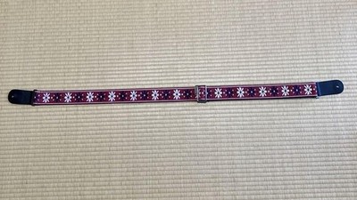 Morris vintage guitar strap Leather Comfort accessories Adjustable C491