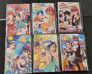 We Never Learn Manga Lot Of 6 Volume 2-7 Excelent Condition 