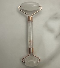 Clear Quartz Crystal Healing Face Roller Massager Beauty/ Skin Care Anti-Aging