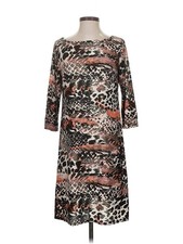Christin Michaels Women Brown Casual Dress S