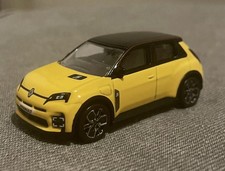 Norev Renault 5 Electric Diecast R5 Yellow 1/64 3 Inches New No Box