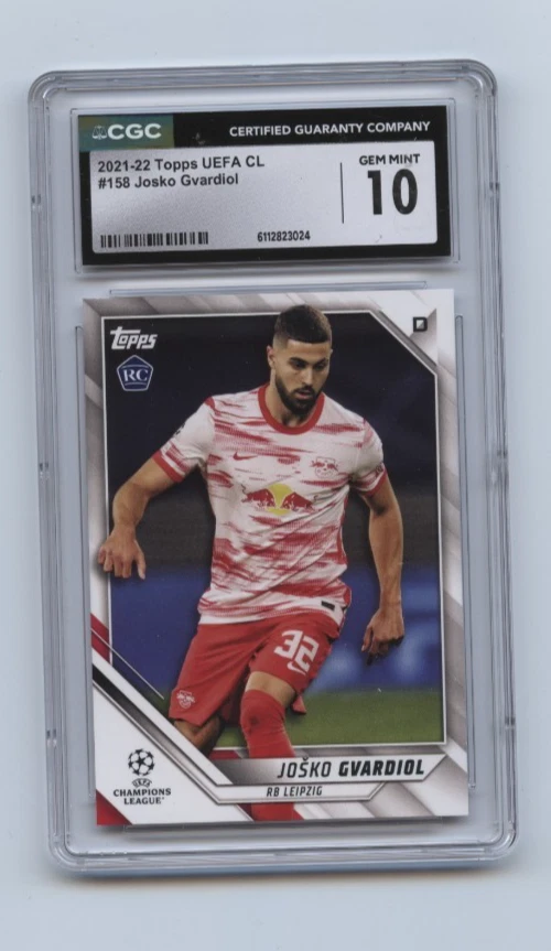 Carte De Football Joško Gvardiol - Croatie - Topps EURO 2024 Match Attax - SS 1 - Édition Limitée