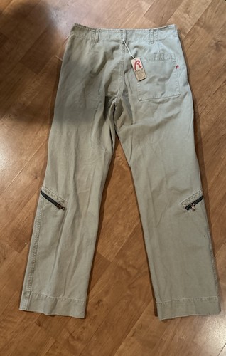 Neu ohne Etikett Made in ITALY REPLAY Utility Cargohose für Herren abgenutzt Baumwolle Canvas - Bild 8 von 11