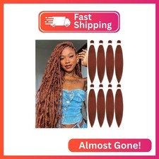 Braiding Hair Pre Stretched 24 Inch 8 Pack Yaki Straight Texture, 350 