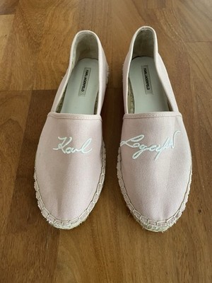 Original Karl Lagerfeld Espadrilles rosa Gr. 39 sehr gut erhalten