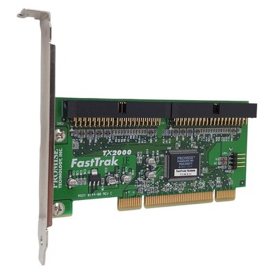 Promise FastTrak TX2000 PCI IDE Controller Card, 2 x ATA 133 PCI 266MB/S 