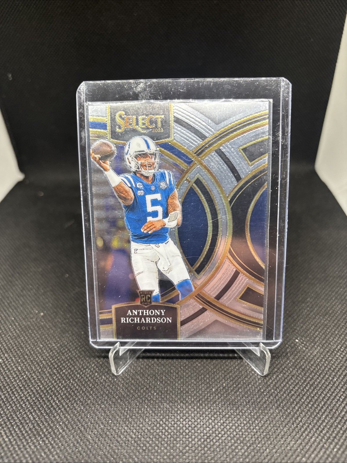 2023 Panini Select - Premier Level Anthony Richardson #117 Silver Prizm (RC)