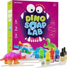 Dan & Darci Dinosaur Soap Lab Kit For Kids - Diy Soap Making, Fun Science Craft