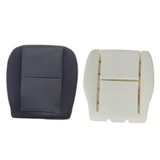 Front Driver Bottom Replacement Seat Cover  Foam Cushion Compatible Black