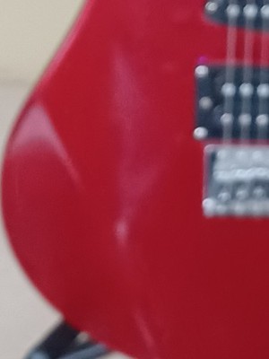 Red Washburn RX10 HSS Stratocaster Red #055 | eBay