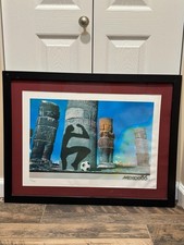 2002 FIFA Limited Edition 1986 Mexico World Cup Soccer Lithograph Poster