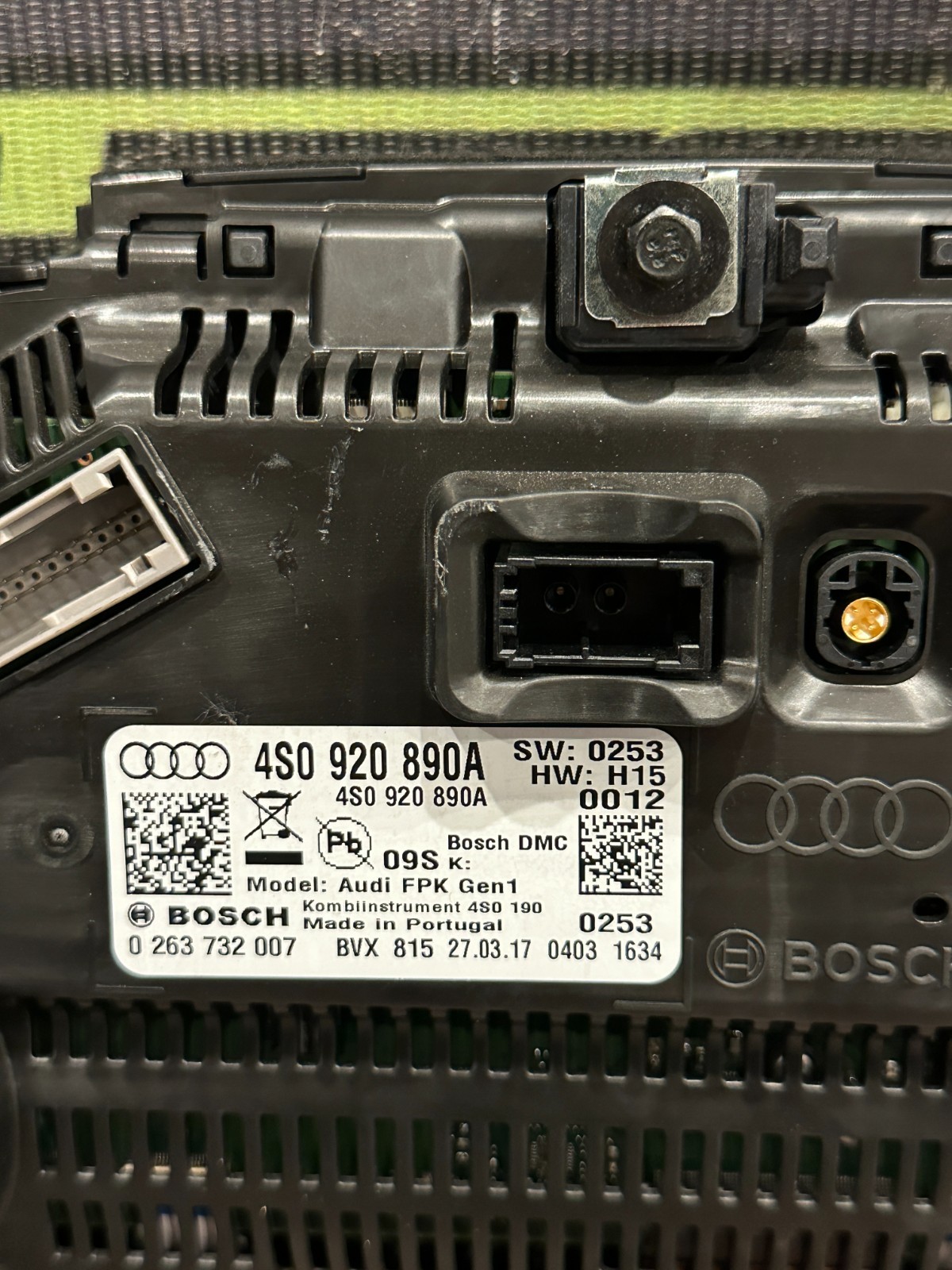 2017 AUDI R8 SPEEDOMETER GAUGE CLUSTER OEM 41K MILES