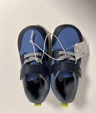 See Kai Run Basics Toddler Boys Sneakers Blue Navy Hook Loop US 9 EU 25 NWT