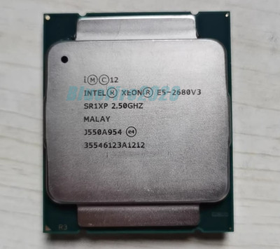 Intel Xeon E5-2680 V3 2.5GHz 12-Core 30M LGA 2011-3 Server Processor SR1XP 120W