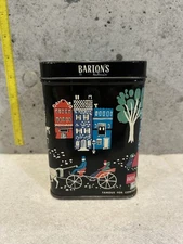 Vintage 1959 Barton's Bonbonniere Candy Metal Storage Tin Can Empty