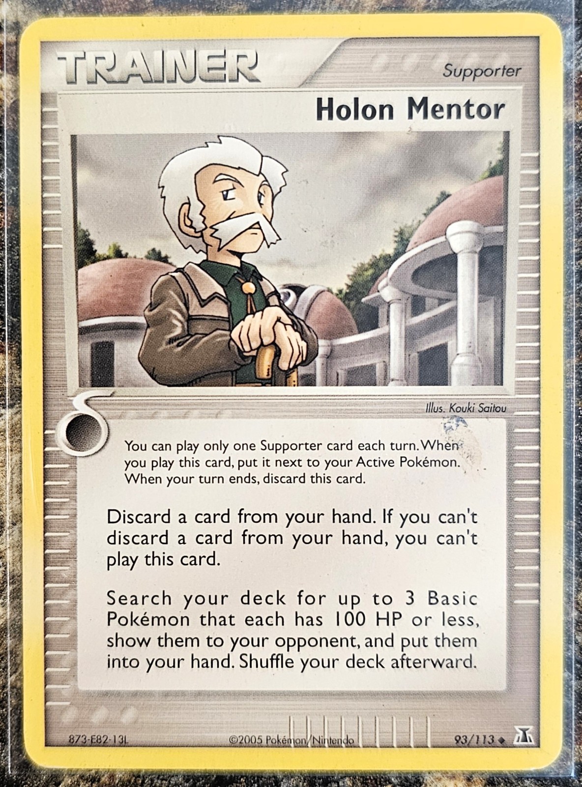 Pokemon 2005 Delta Species Holon Mentor 93 LP
