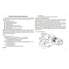 Kit Telecomando Wireless per Argano Elettrico 12V 24V ed Elettrovalvola