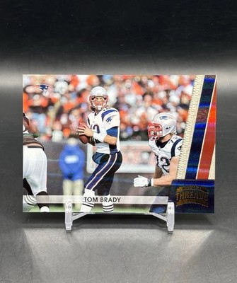 JERSEY NUMBER MATCH! #12/100 TOM BRADY 2011 PANINI THREADS FOOTBALL GOLD