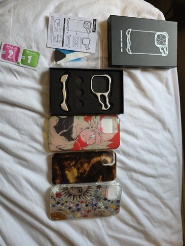 Mobile Phone Accessories Job Lot - Cases, Charms, Dust Covers, Charger, Earphone - Picture 2 of 2